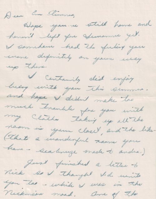 Letter from Dad to mom june 1948