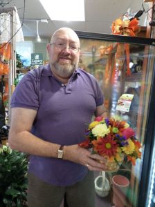 Brian, of Brian's Country Greenery, Rt. 140 Bellingham, MA
