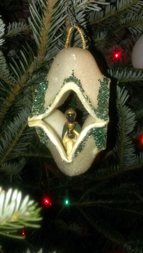 egg carton ornament