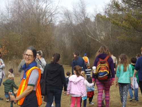 Story HIke Marjorie outside