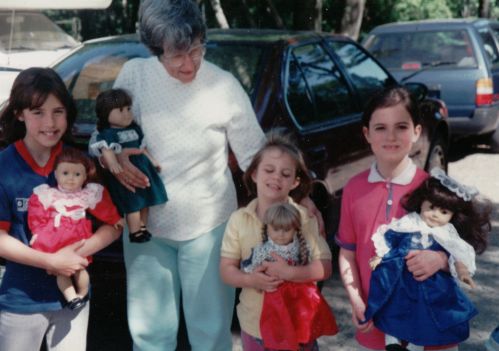 013 Grannie, g daughters 1993 American girl dolls